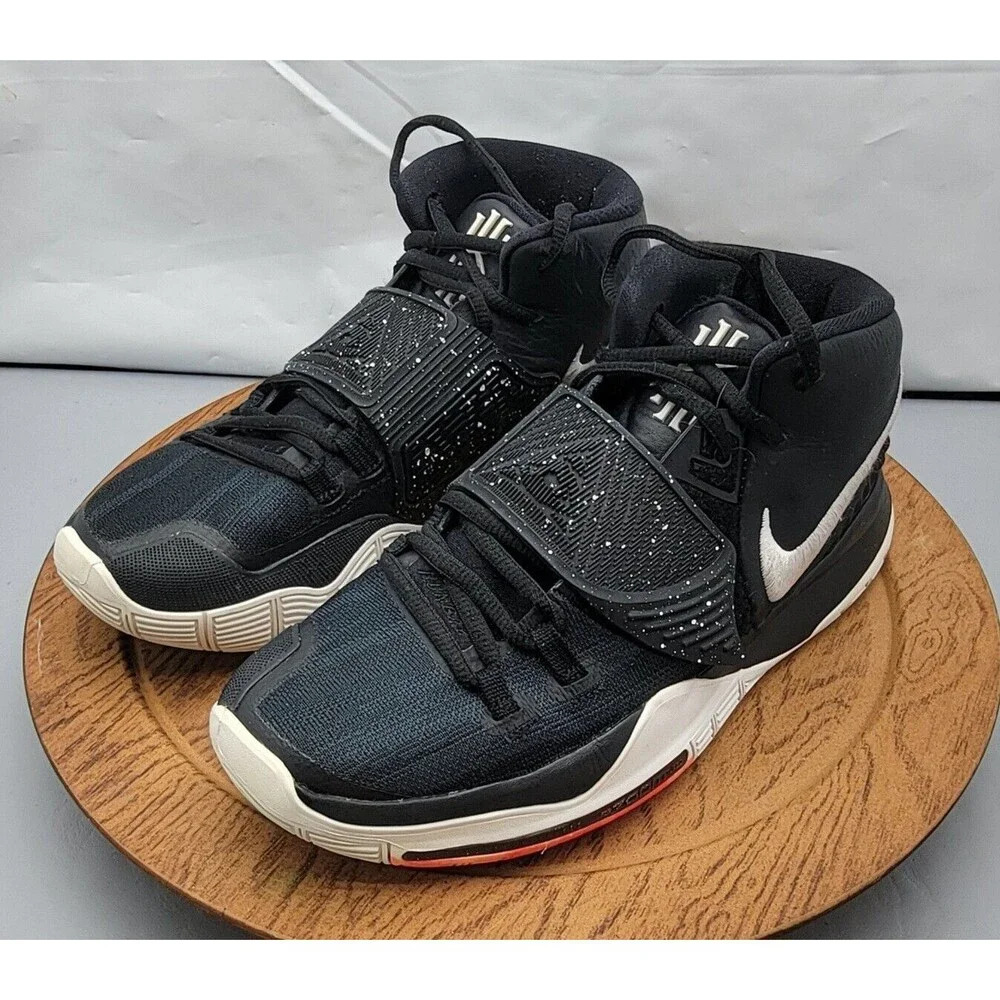 Nike Kyrie 6 Jet Black Sneaker Basketball 2019 Size 7 Men #BQ4630-001 - Picture 11 of 14